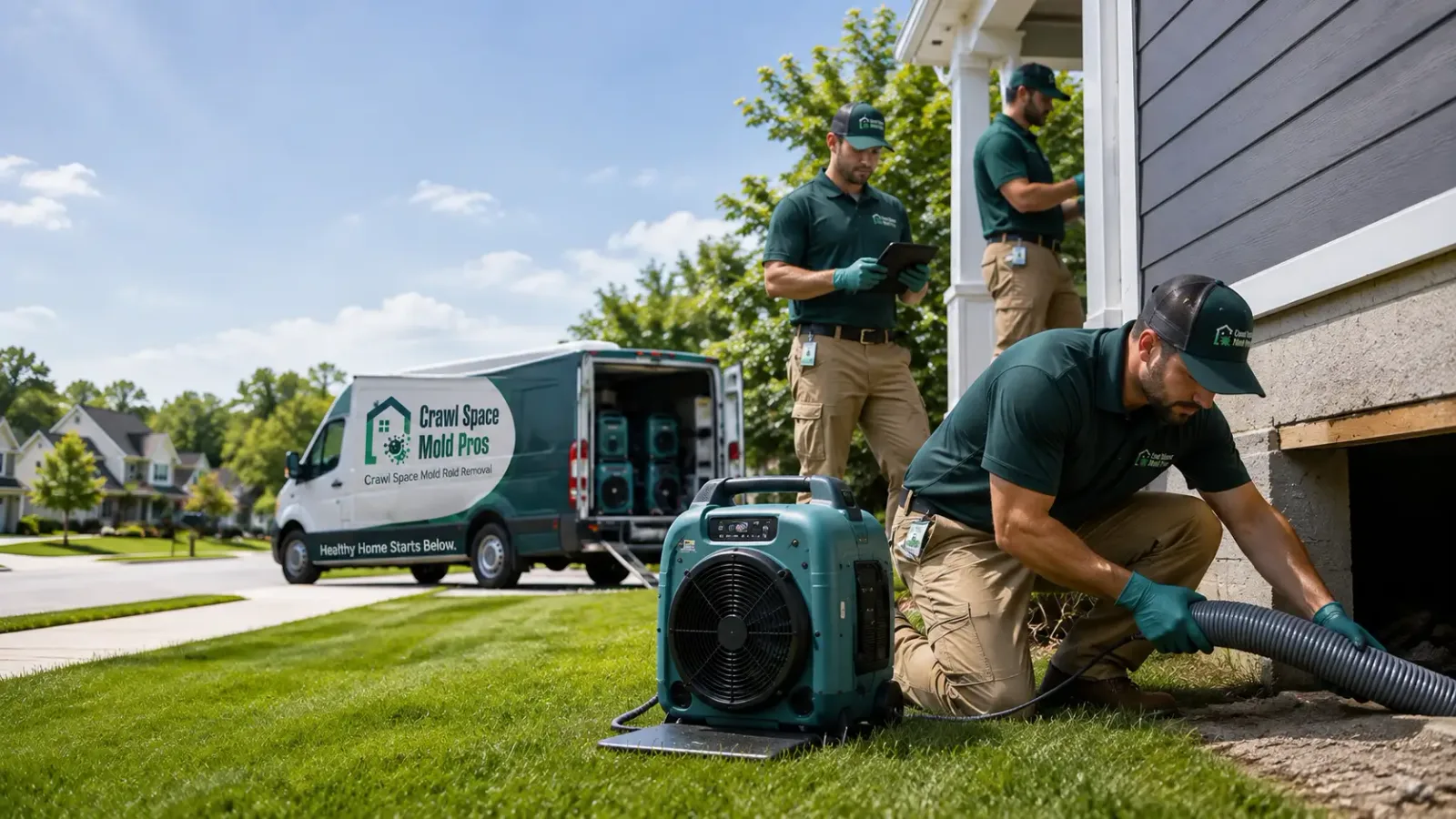 Crawl Space Mold Removal in Downing, MO